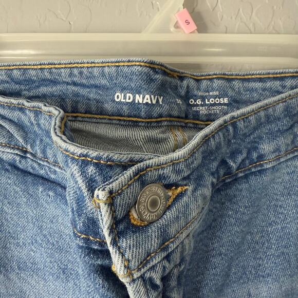 Old Navy High Rise OG Loose Secret Smooth Pockets Jeans, 30 - Picture 4 of 5